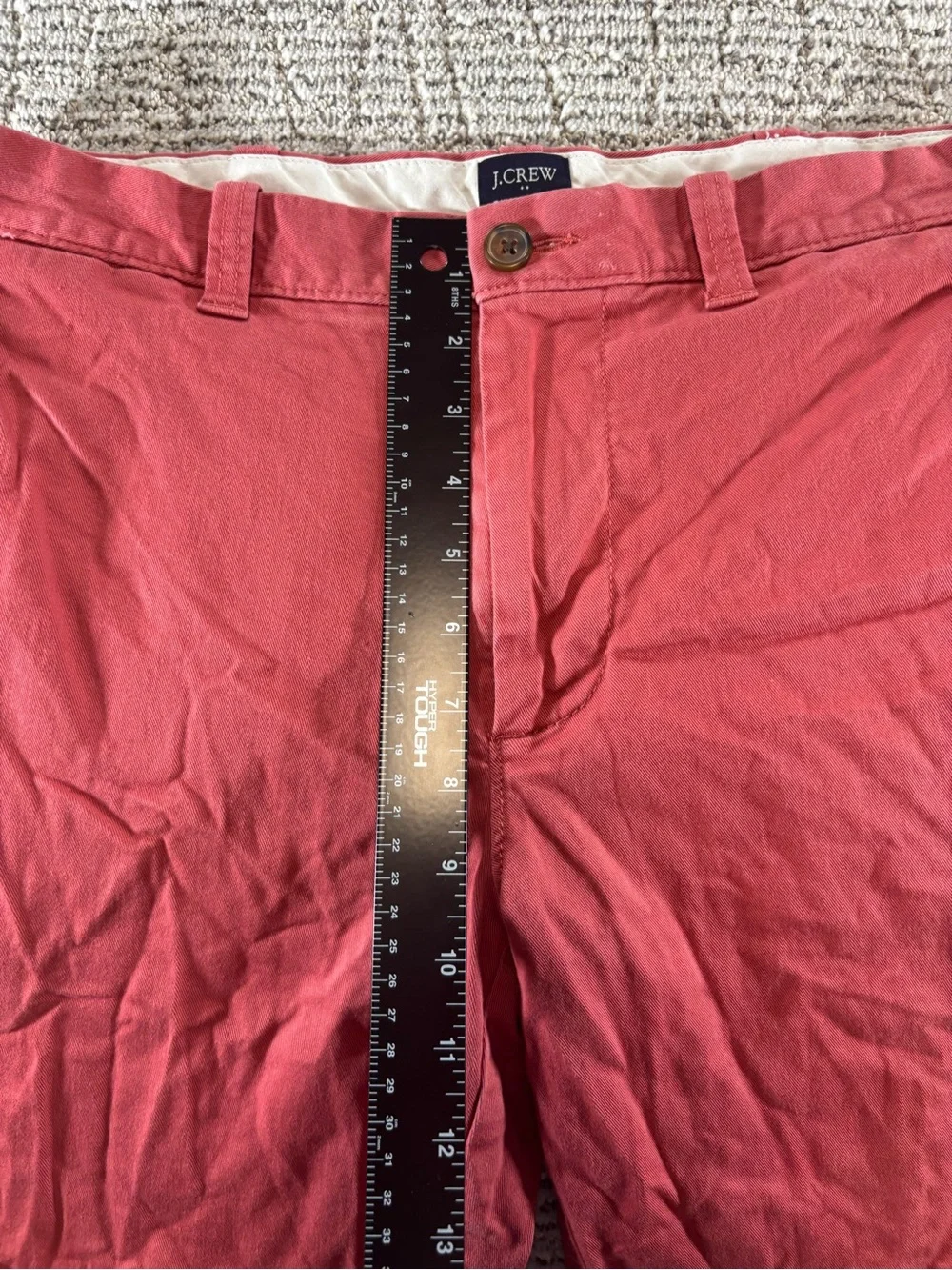 J. Crew Men’s Size 32 Pink 9” Inseam Chino‎ Shorts